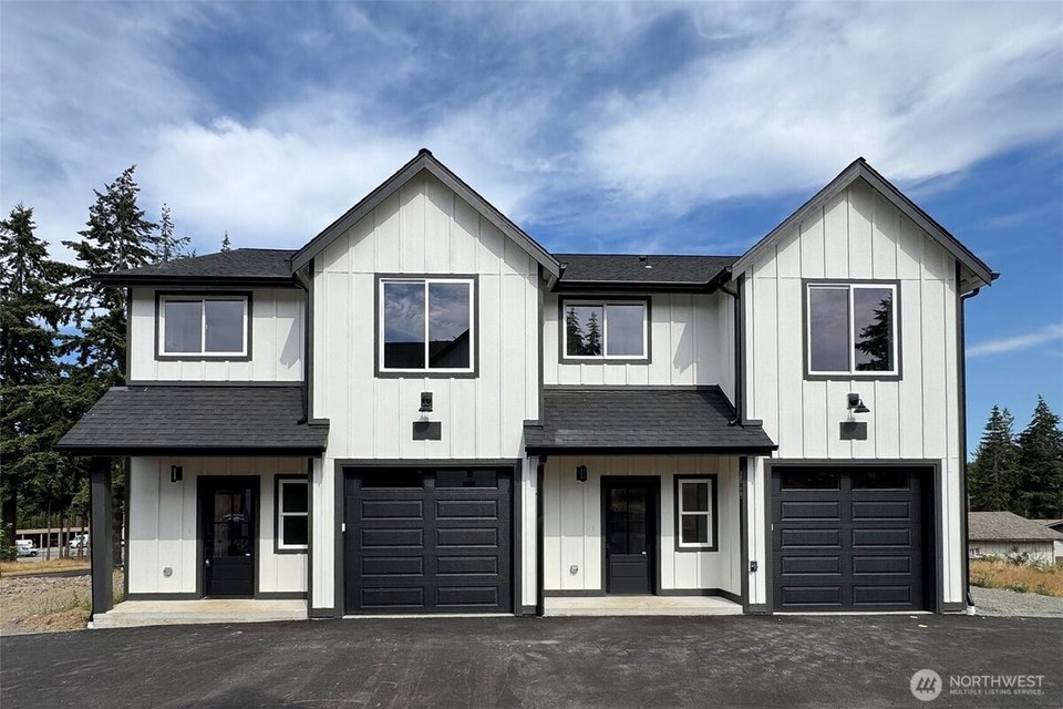 A newly built duplex investment property